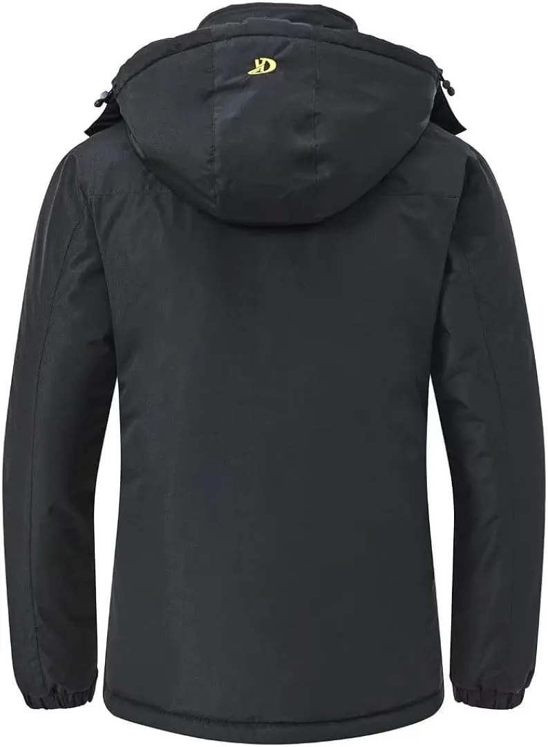 Women's Skiing Snowboarding Jackets Fleece Hood Mountain Snow Coat