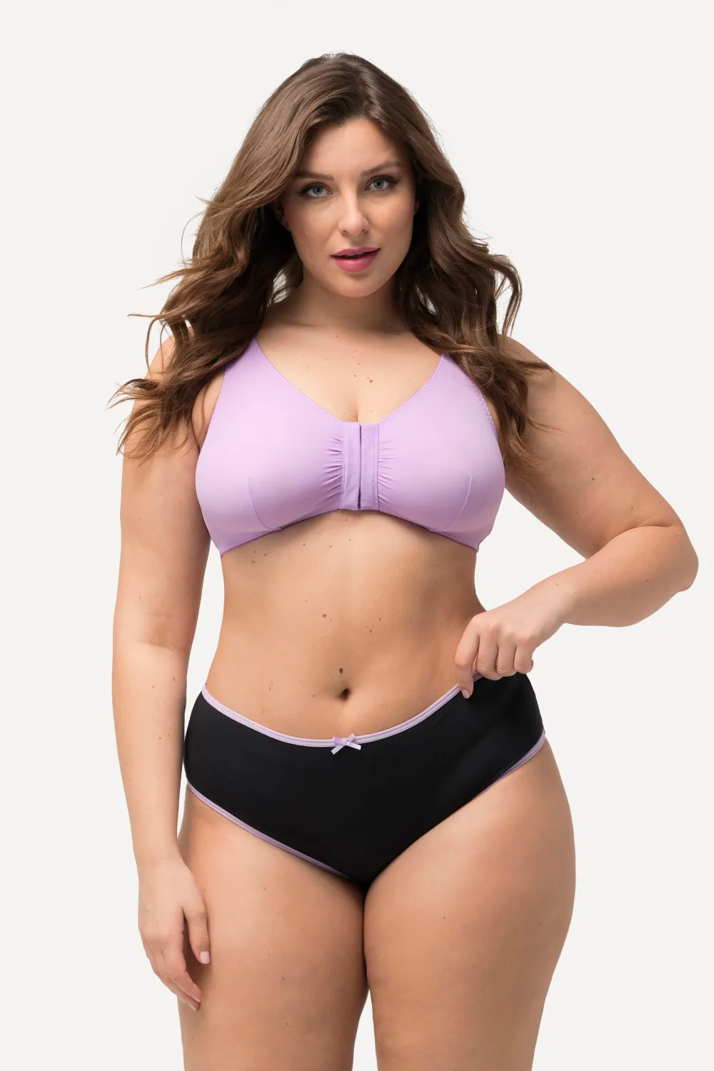 Midislips 5er-Pack farbige Kanten