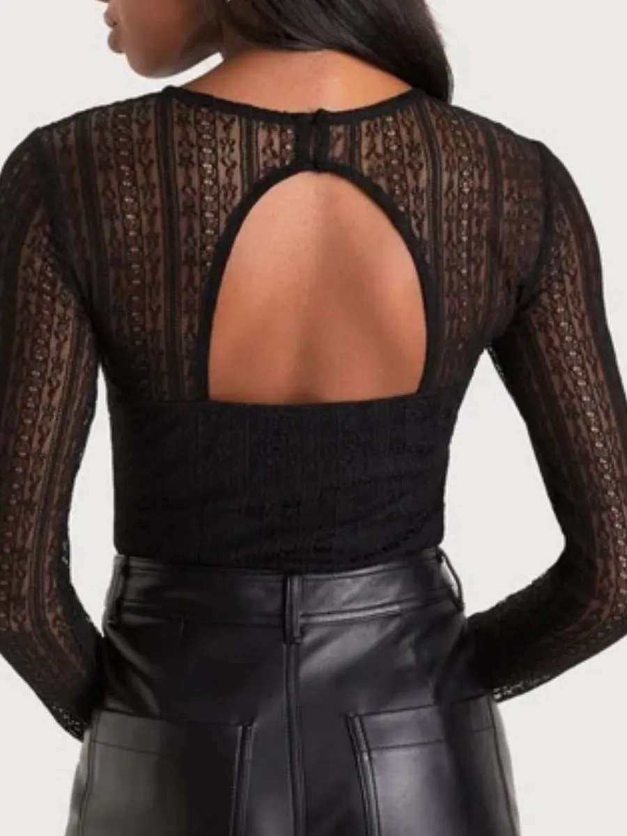 Slim Fit Lace Bodysuit