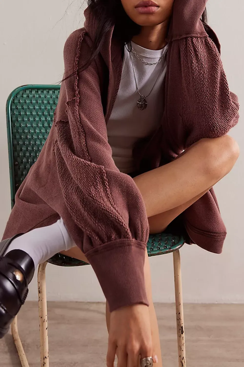 Fleece Lined Oversized Hoodie