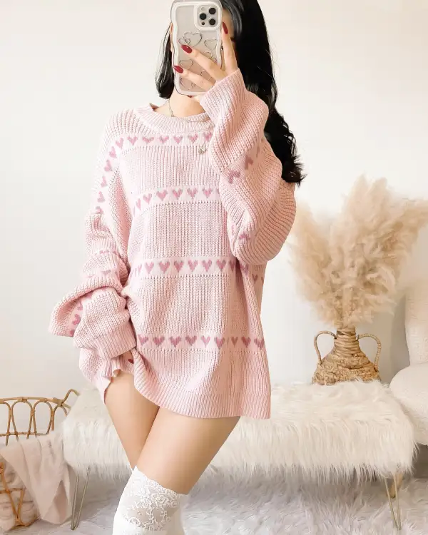 RESTOCKED! VIRAL TIFFANY KNIT OVERSIZED SWEATER