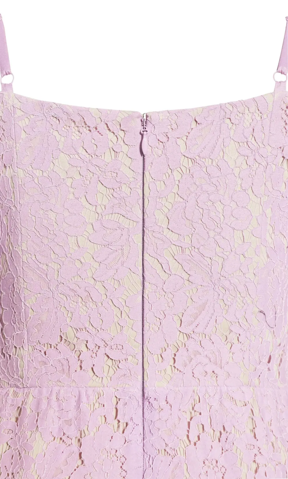 Evans Lilac Lace Cold Shoulder Midi Dress