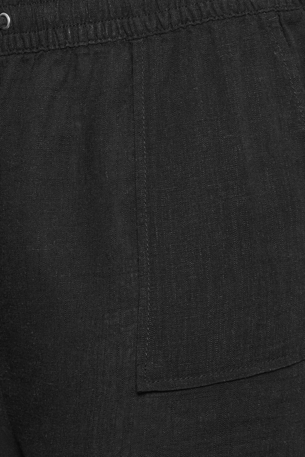 YOURS Curve Black Linen Joggers