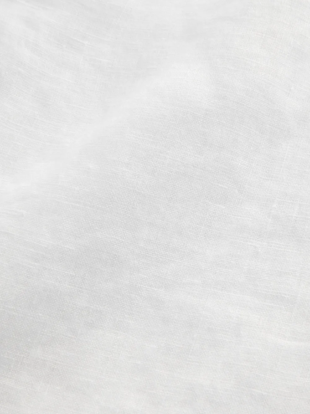 Loose Fit Long Sleeve Linen Button-Up Shirt