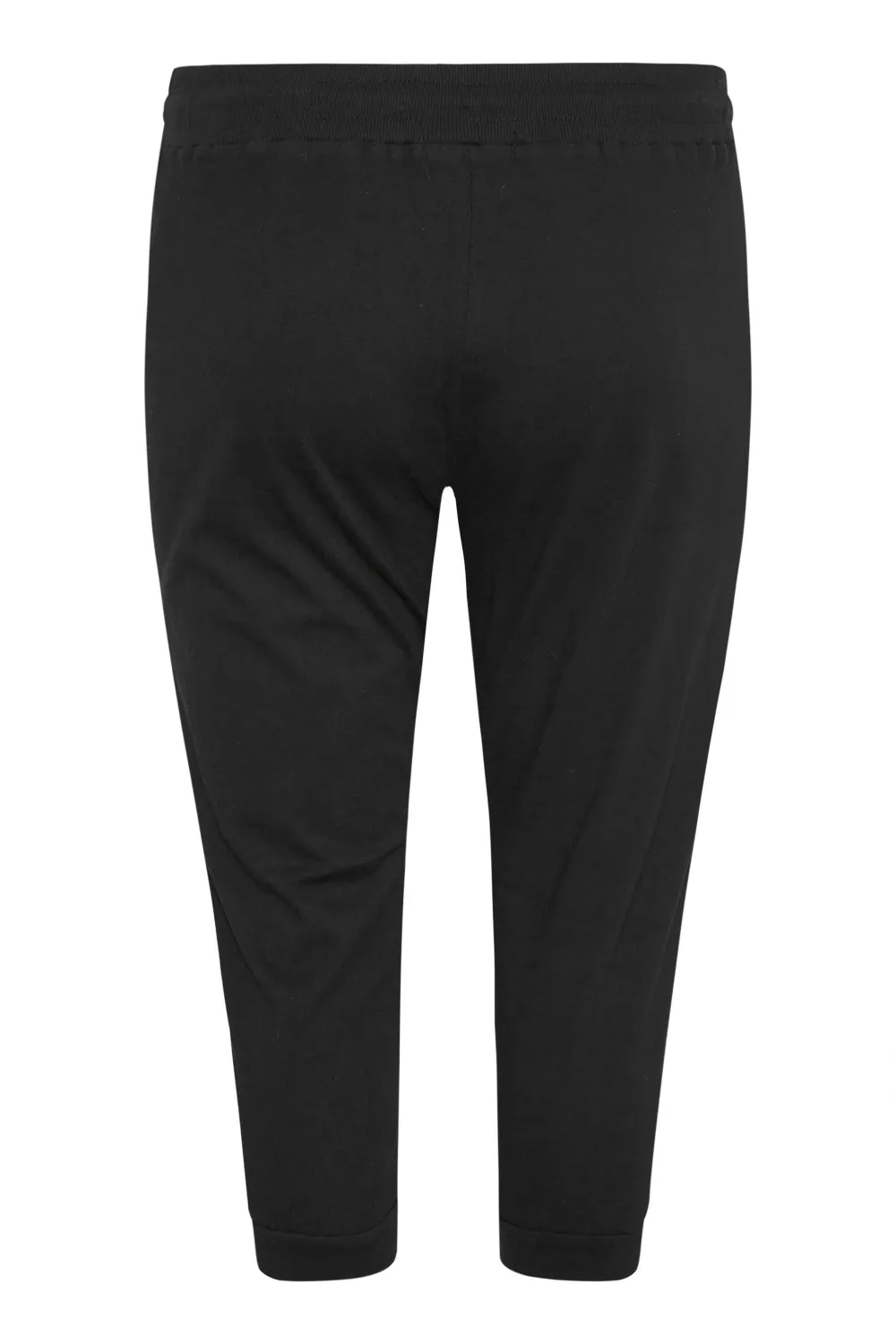 YOURS Curve White Cropped Stretch Joggers