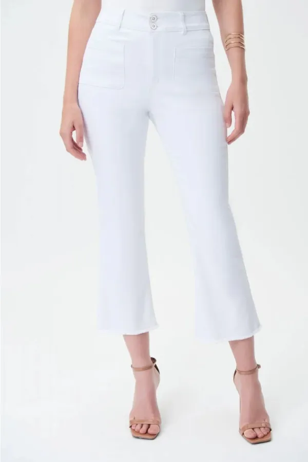 White Flared High - Waist Jeans