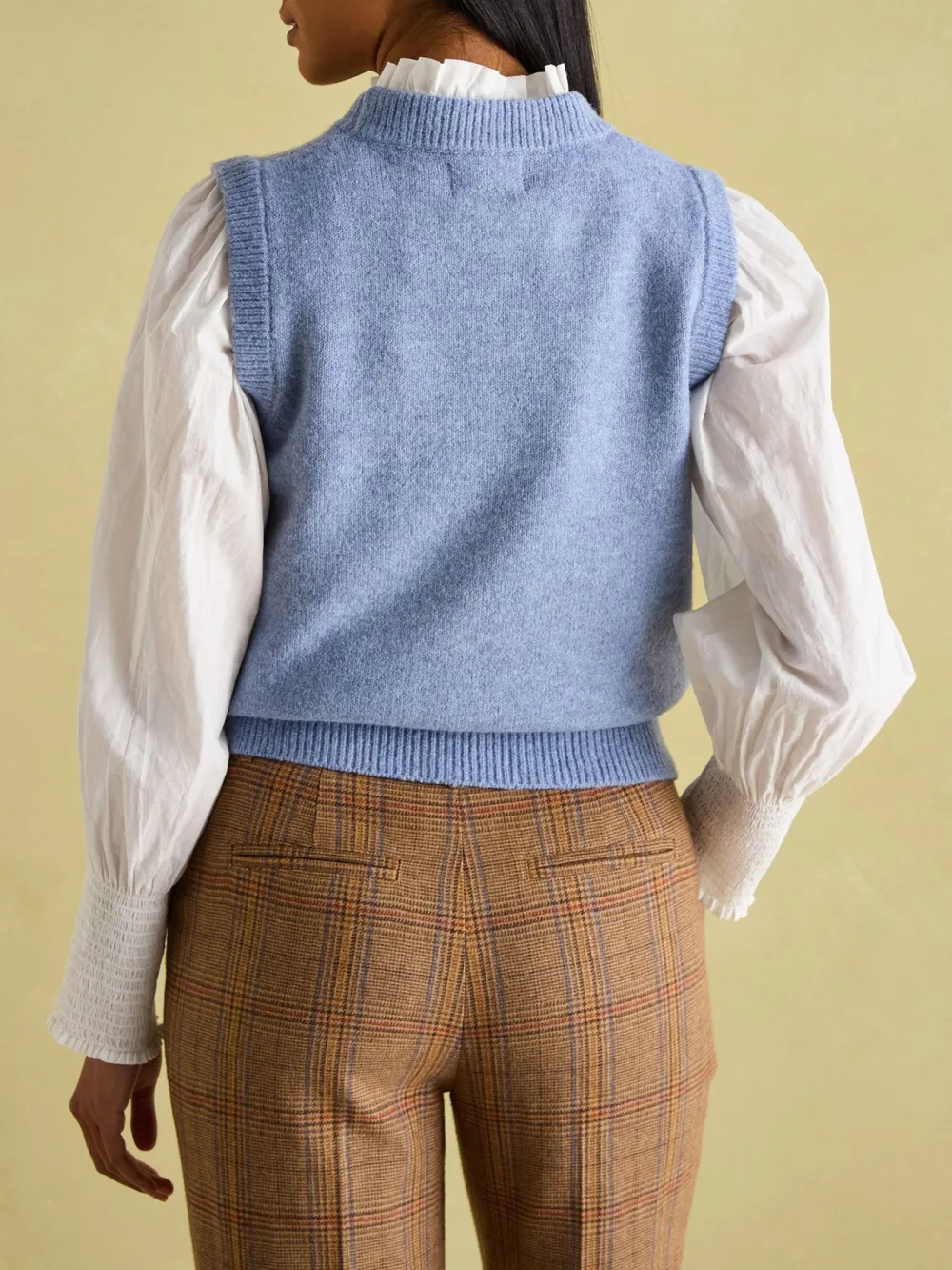 Pink Casual Style Knitted Vest