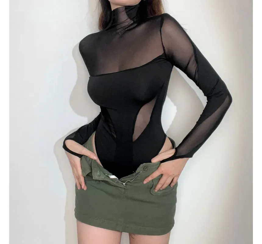 Long Bodysuit Top