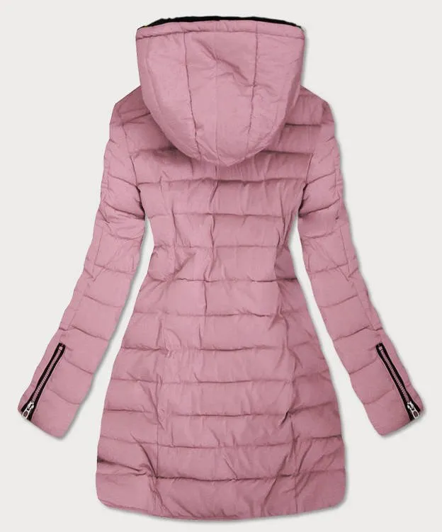 Waterproof ladies winter jacket pink