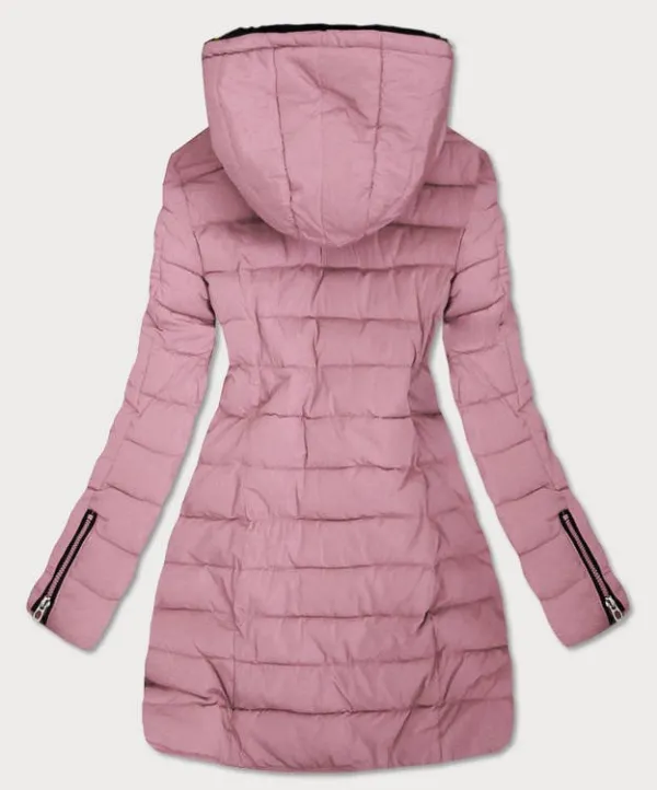 Waterproof ladies winter jacket pink