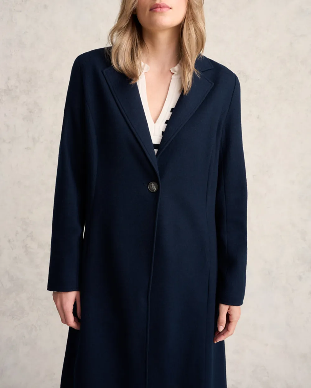 Long Line Single Breasted Coat