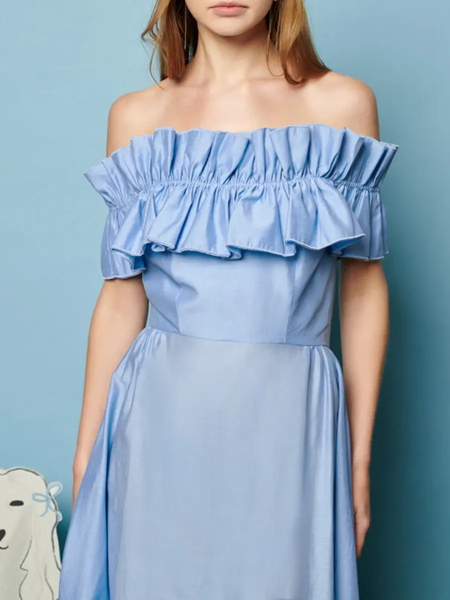 Unique Ruffle Maxi Dress