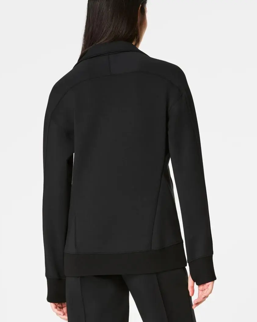 Relaxed Sweatshirt With Zip-Neck Closure