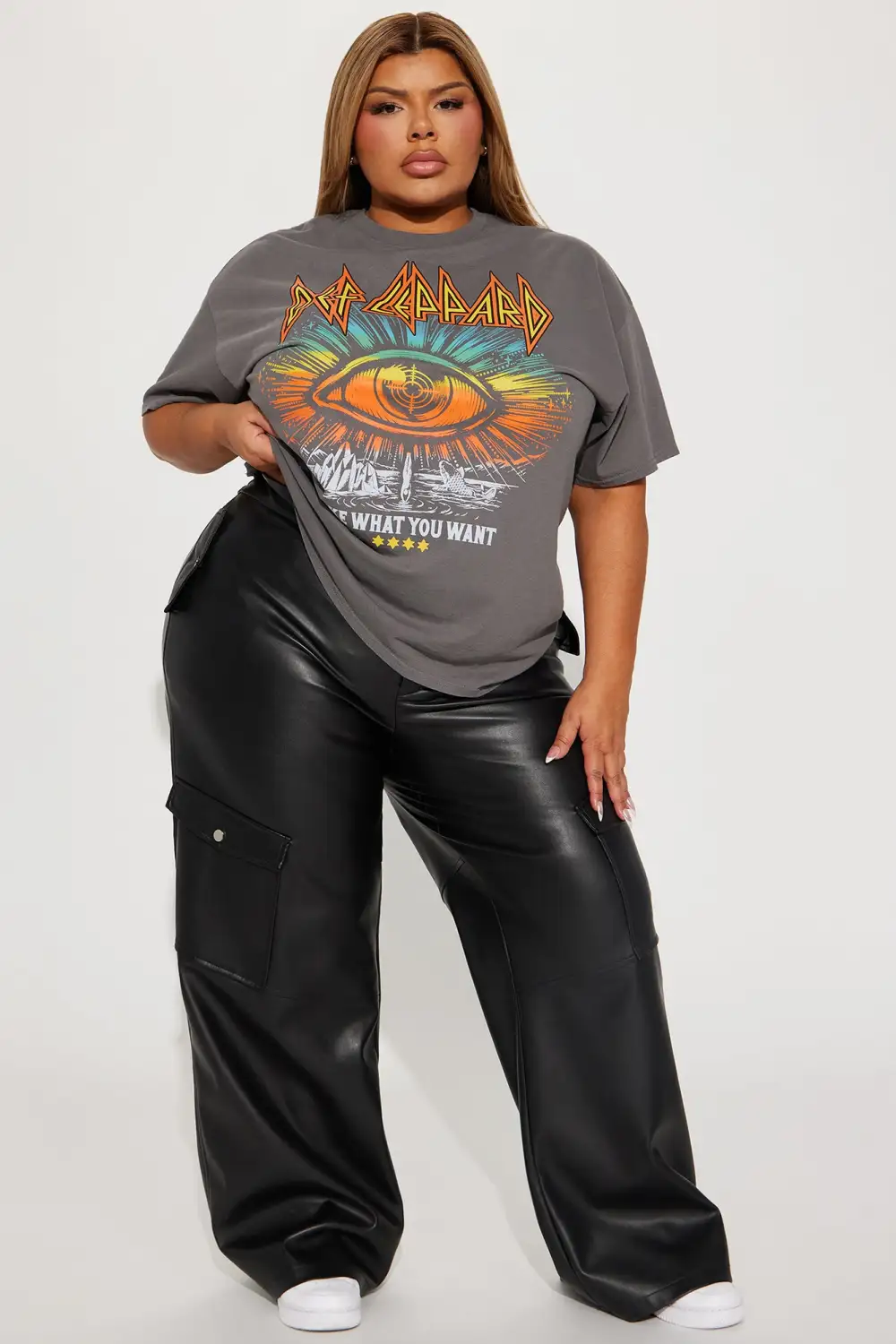 Take What You Want Def Leppard Tee - Charcoal