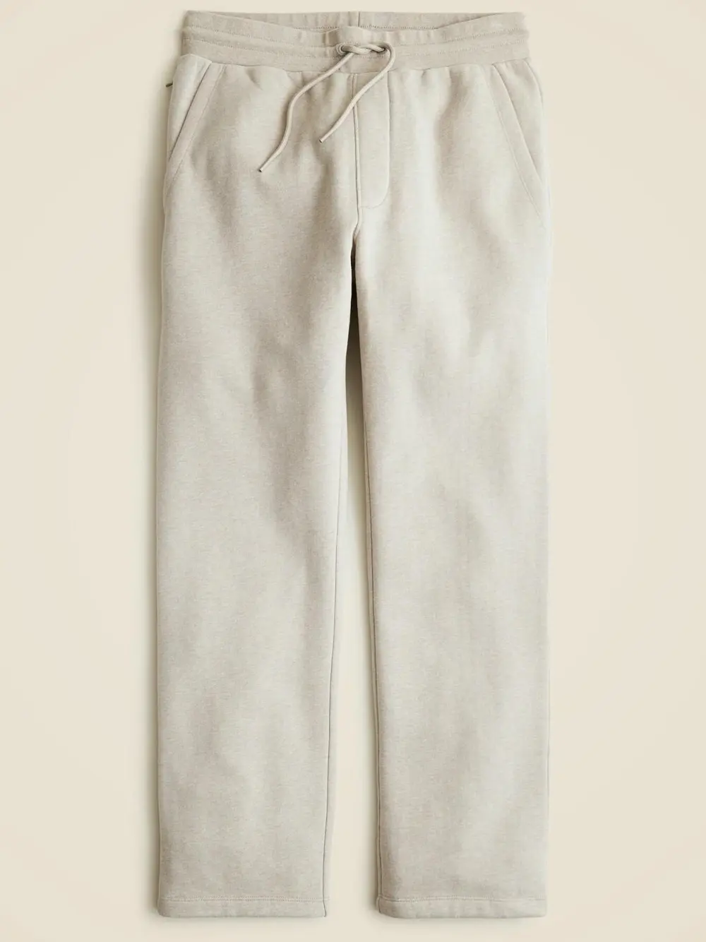 Beige Drawstring Men's Sweatpants