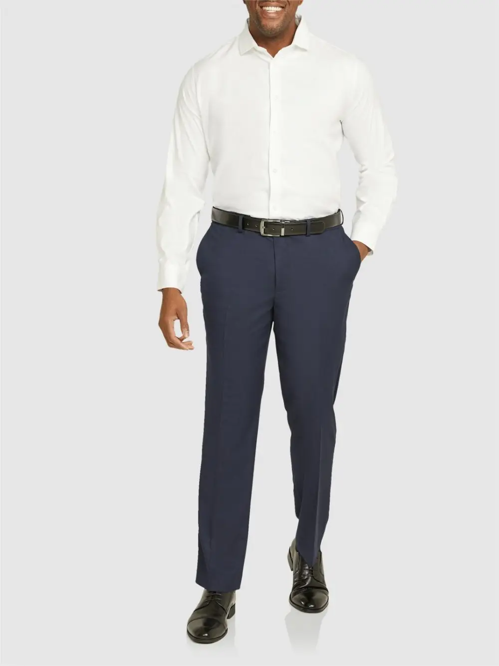 NAVY STRETCH DRESS PANT