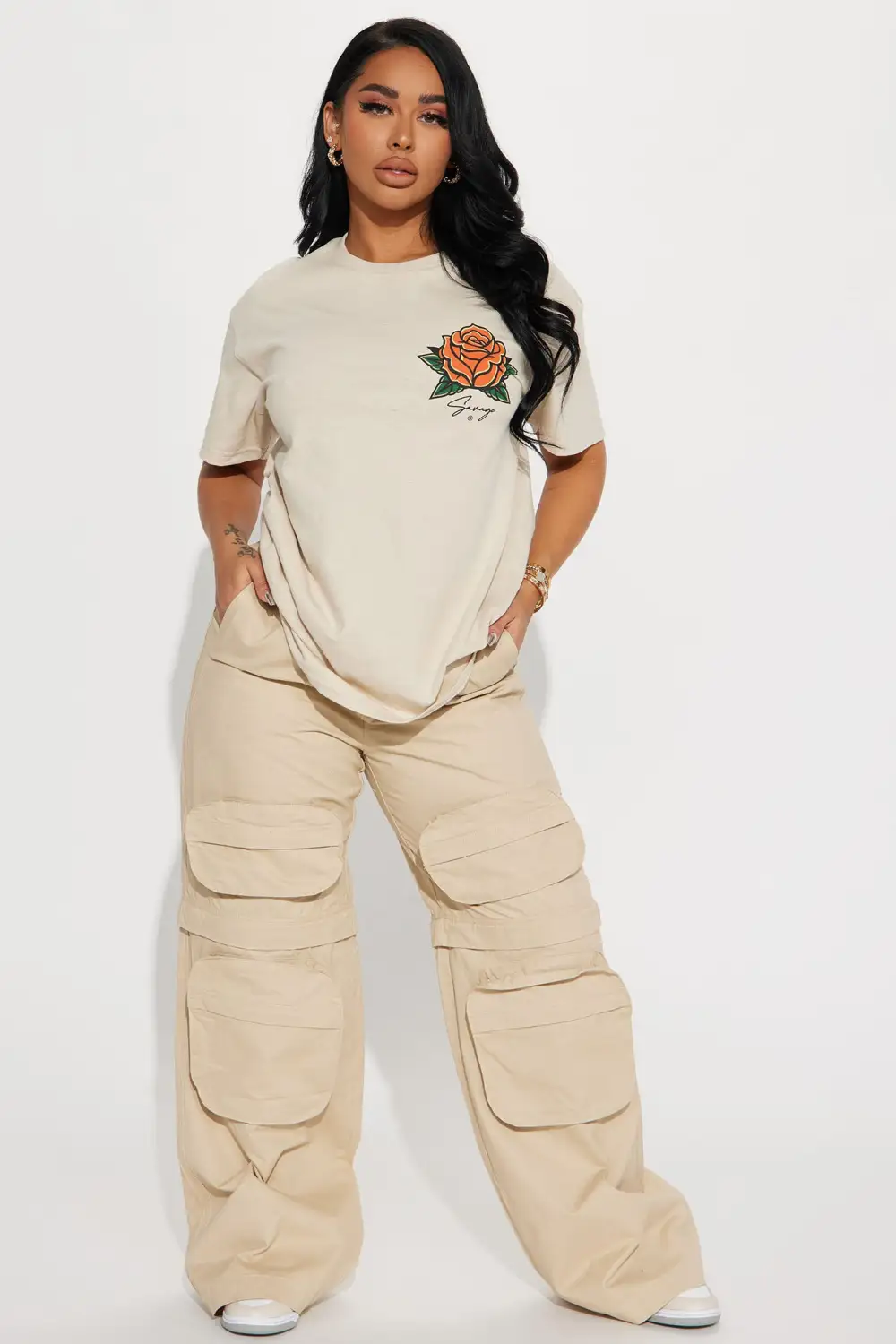 Forever Savage Graphic T-Shirt - Taupe