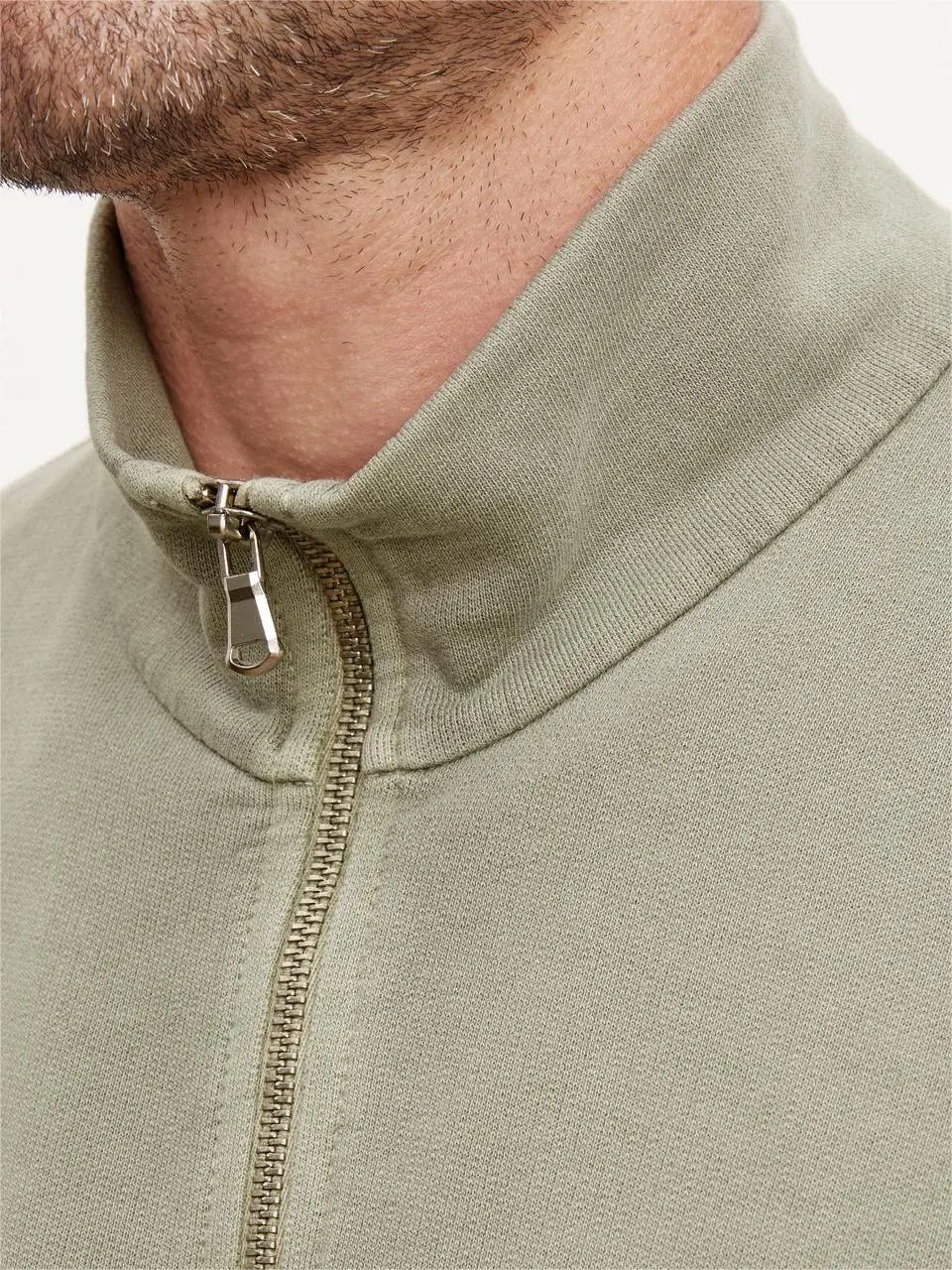 Men's Zipper Front Stylish Knit Coat