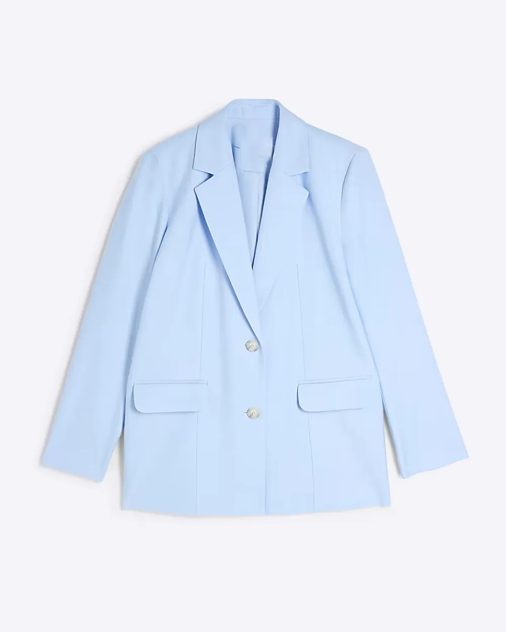 Oversized Loose Fit Women's Blue Blazer
