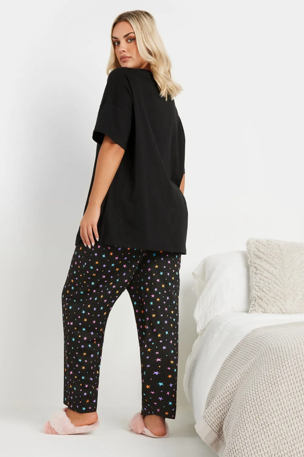 TATTY TEDDY Curve Black 'Dreams Come True' Pyjama Set