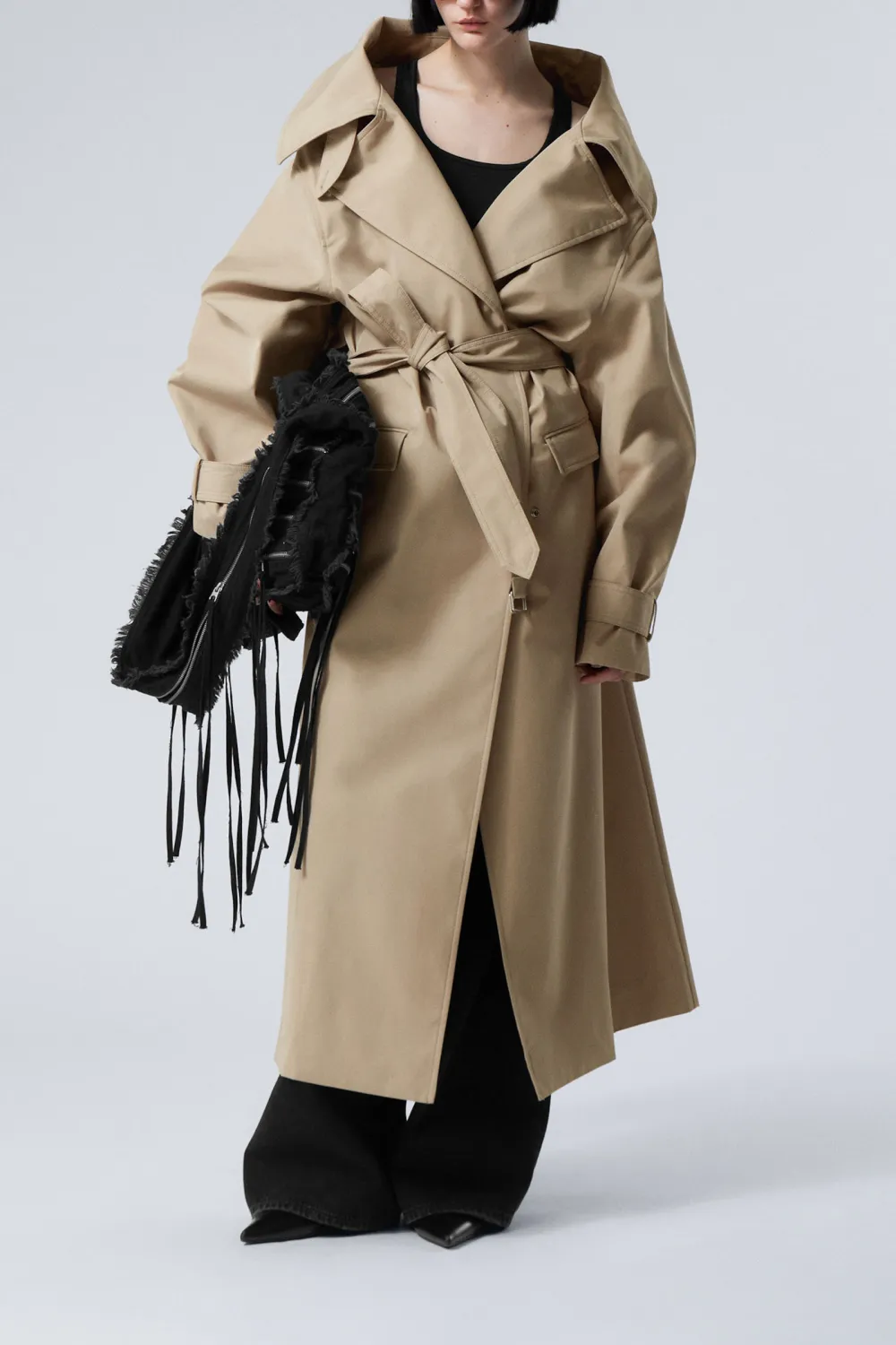 Oversized Button Up Coat