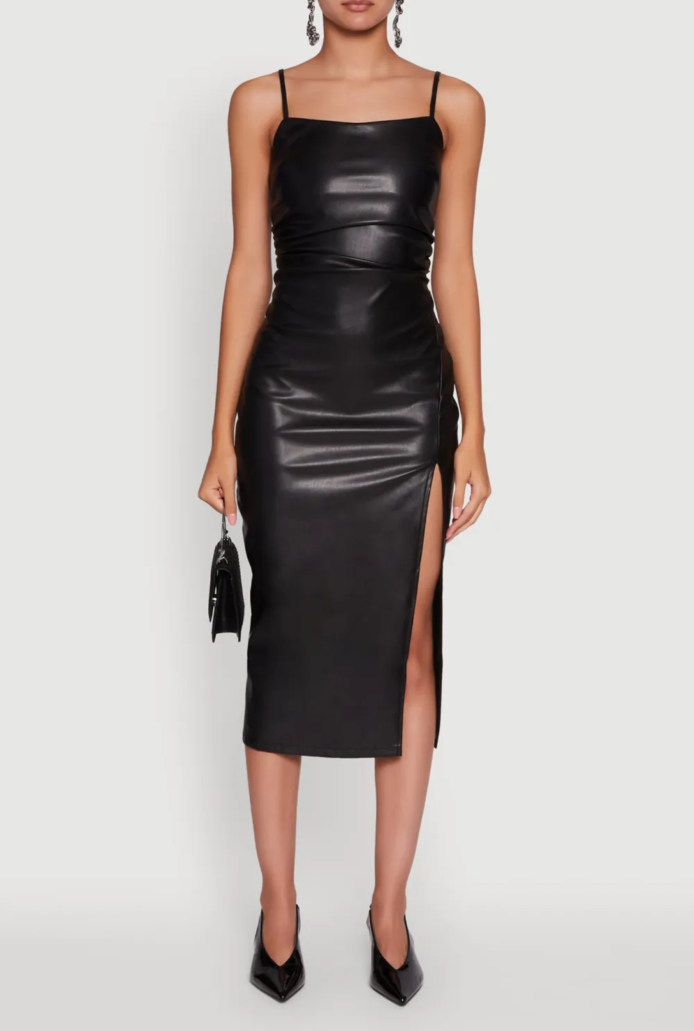 Leather Camisole Dress
