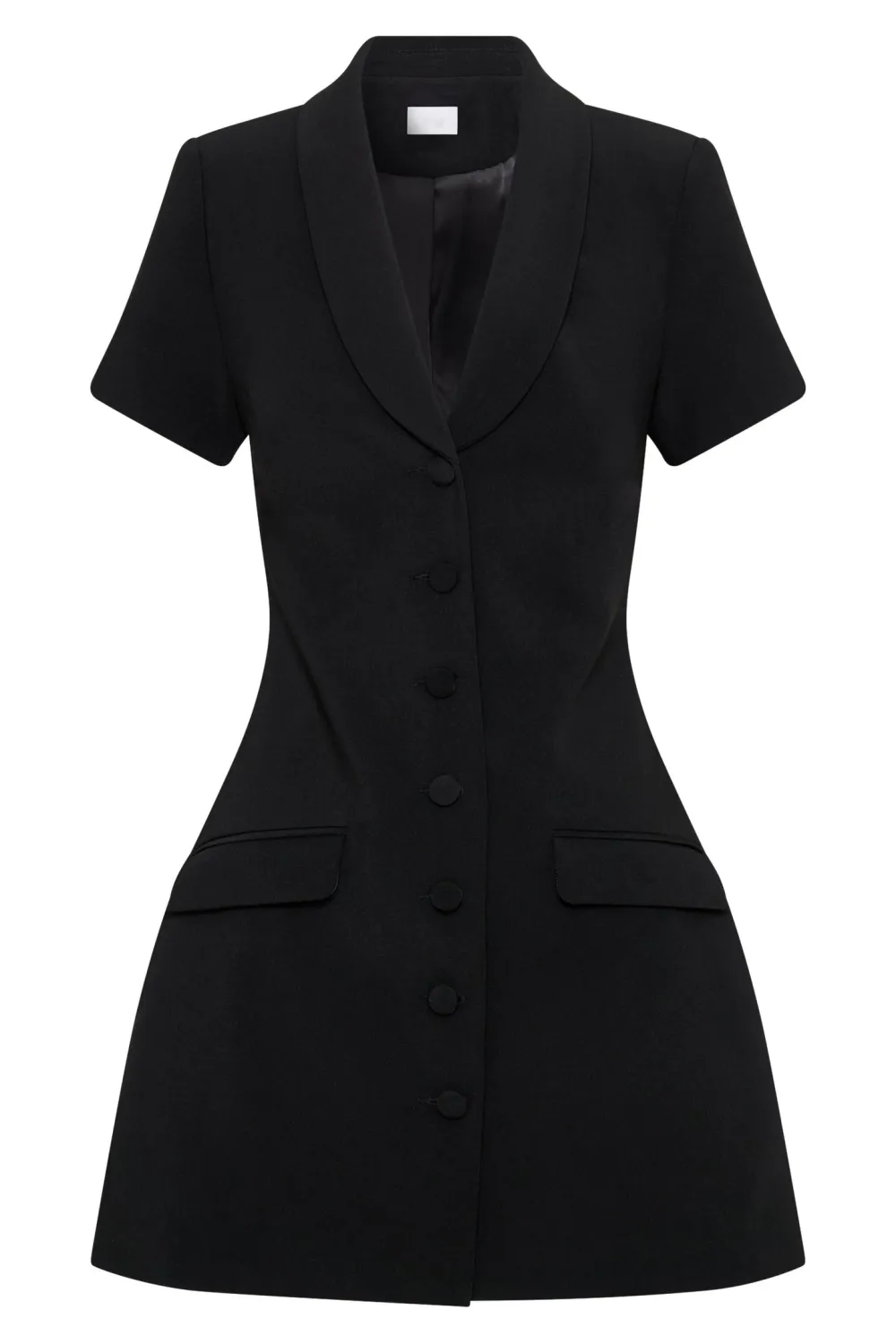 Collared Suiting Mini Dress