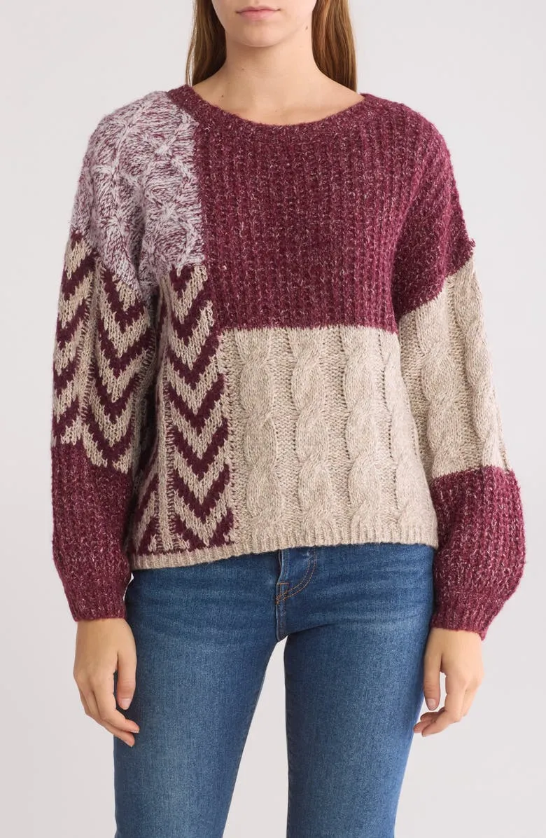 Colorblock Sweater
Blu Pepper