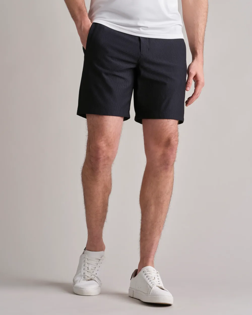 Black khaki Men's Shorts