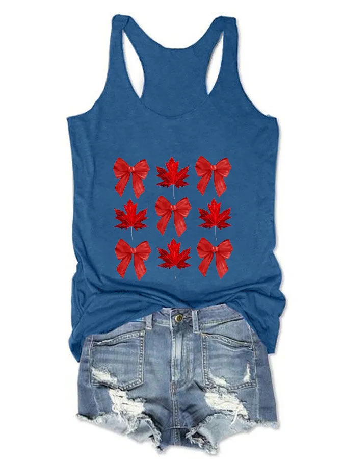 Women's I Love Canada Crew Neck Vest