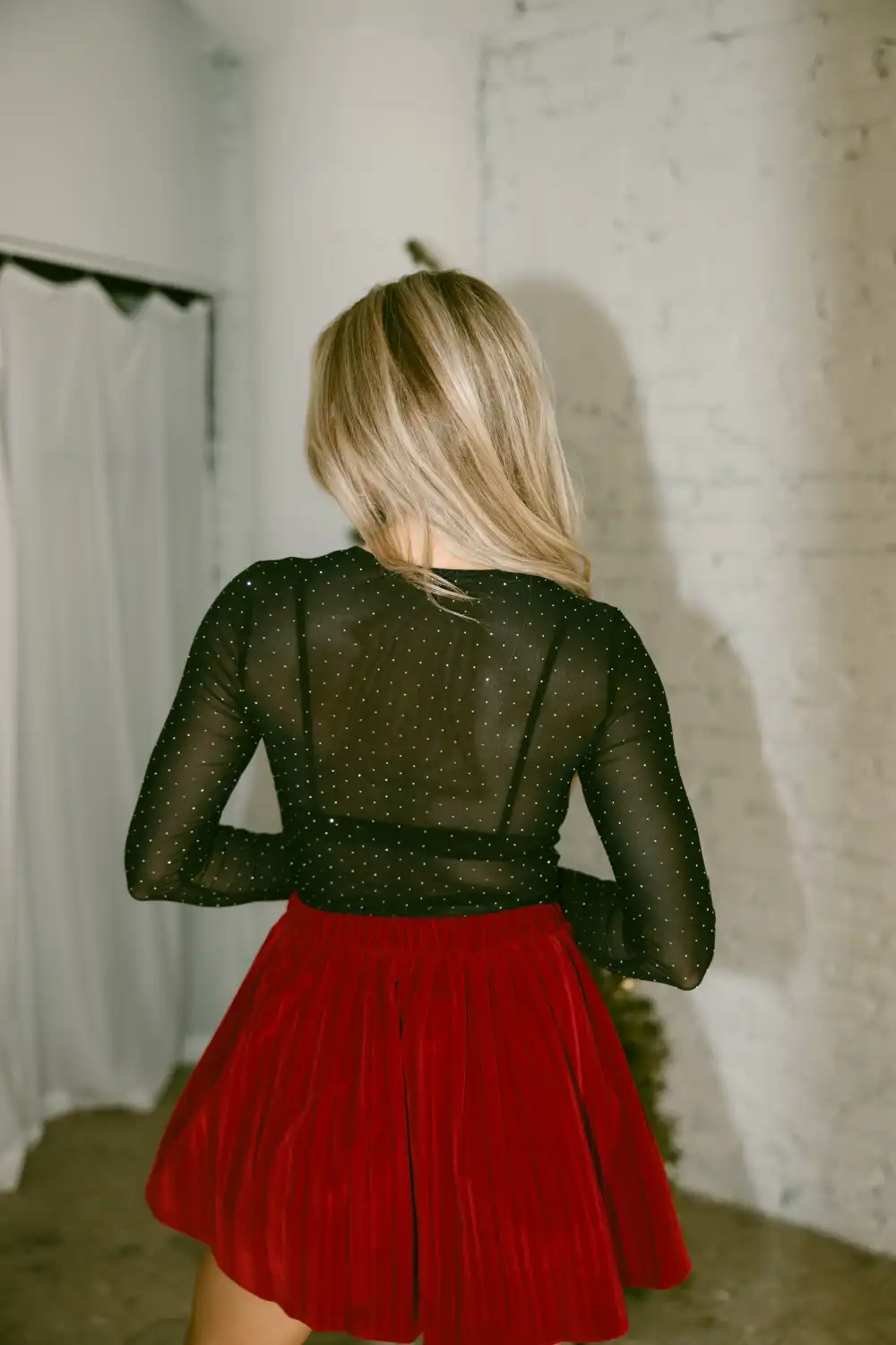 Black Diamond Mesh Top