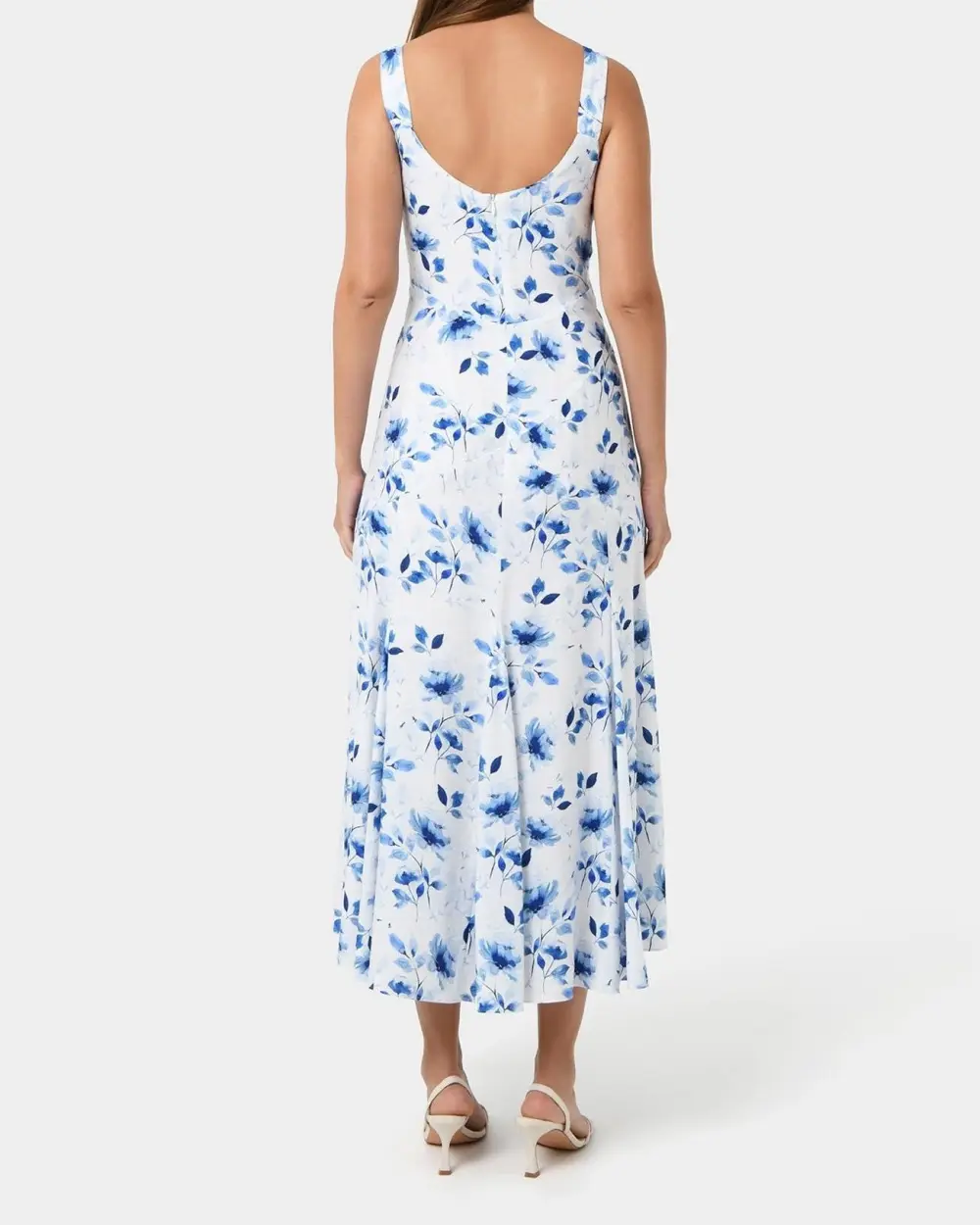 Godet Panel Dress -Watercolour