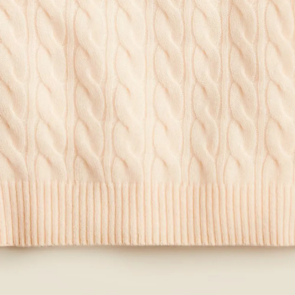 Cashmere Cable-Knit T-Shirts