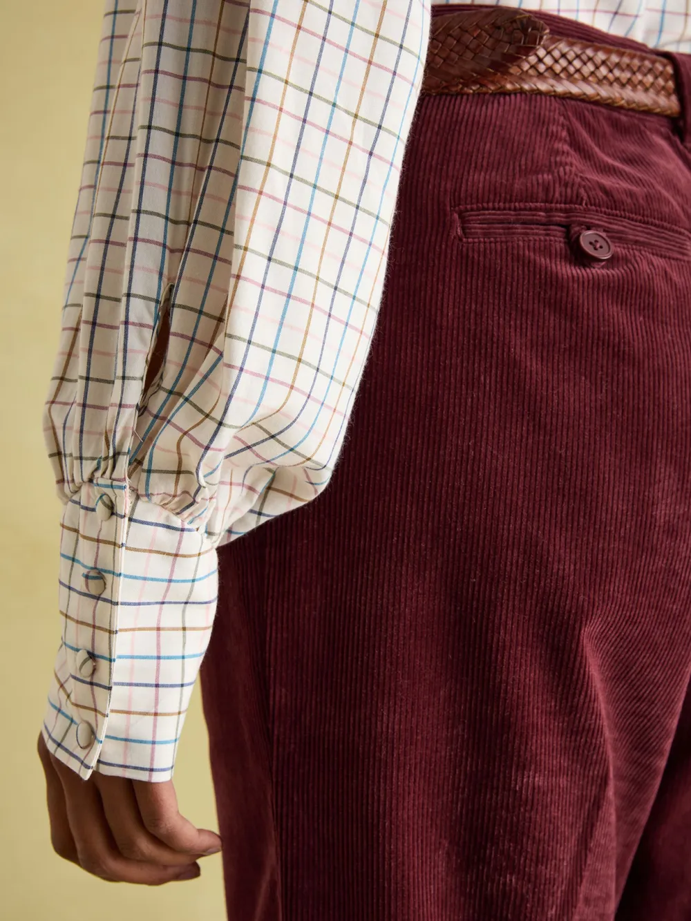 White Pleated Tuxedo-Style Shirt