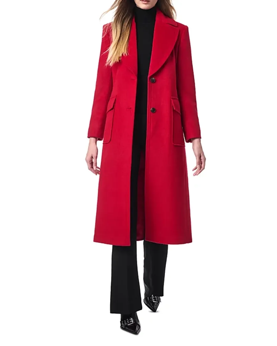 Notched Lapels Classic tailored Wool Coat