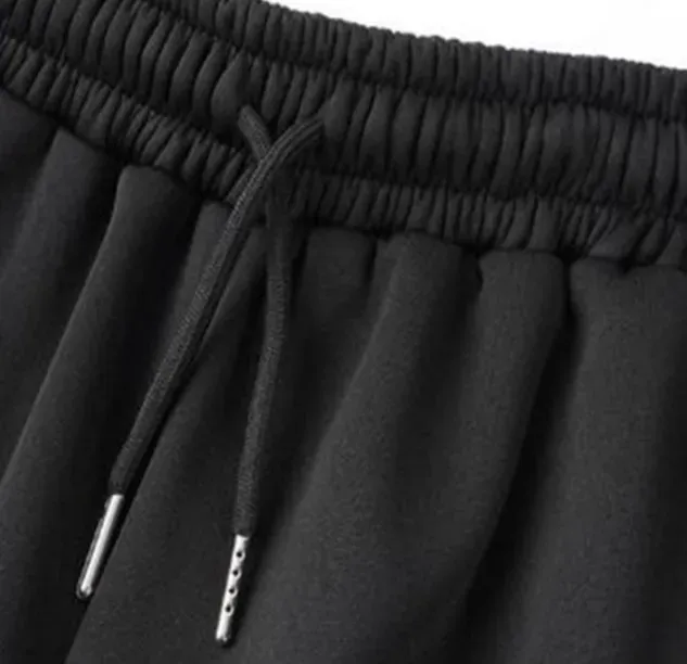 Casual Plain Pockets Lace-Up Sweatpants & Joggers