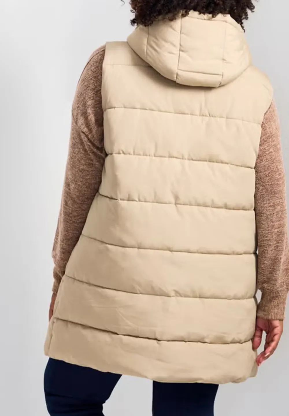 Down Jacket Hooded Vest