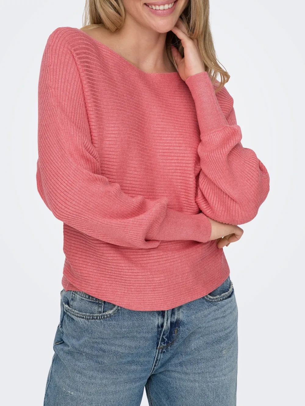 Plain Colored Crew Neck Long Sleeve Sweaters