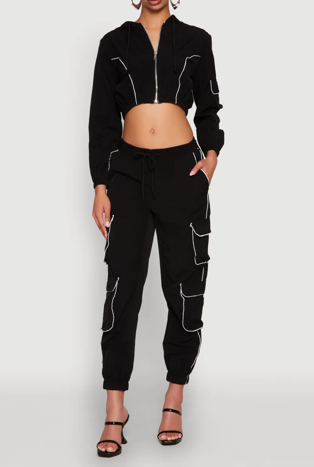 Sports Style Hooded Jacket