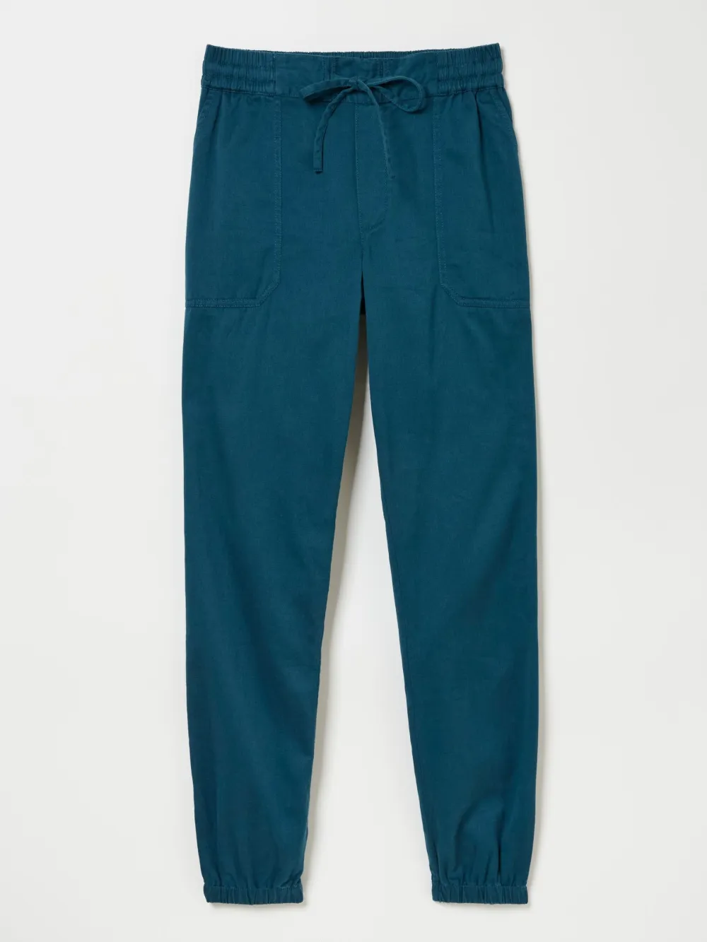 Lyme Teal Blue Cuffed Joggers