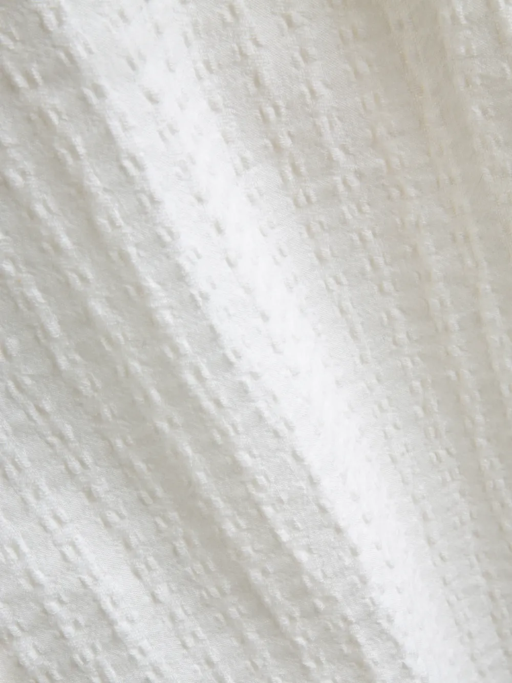 Long Sleeve Casual Style Cream Cotton Shirt