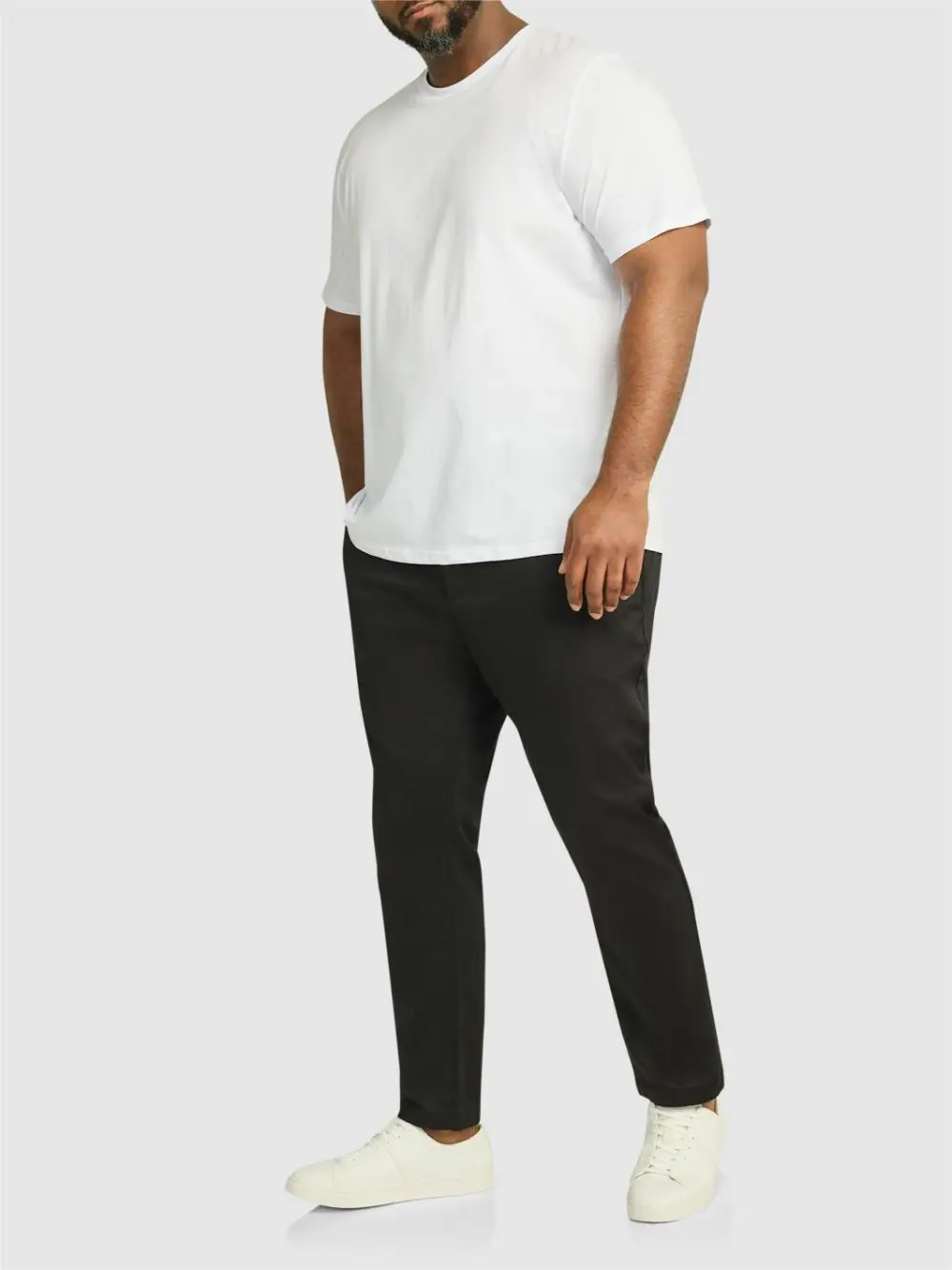 CASUAL BLACK STRETCH CHINO
