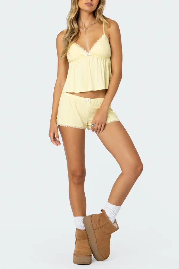 Lace Babydoll Tank Top