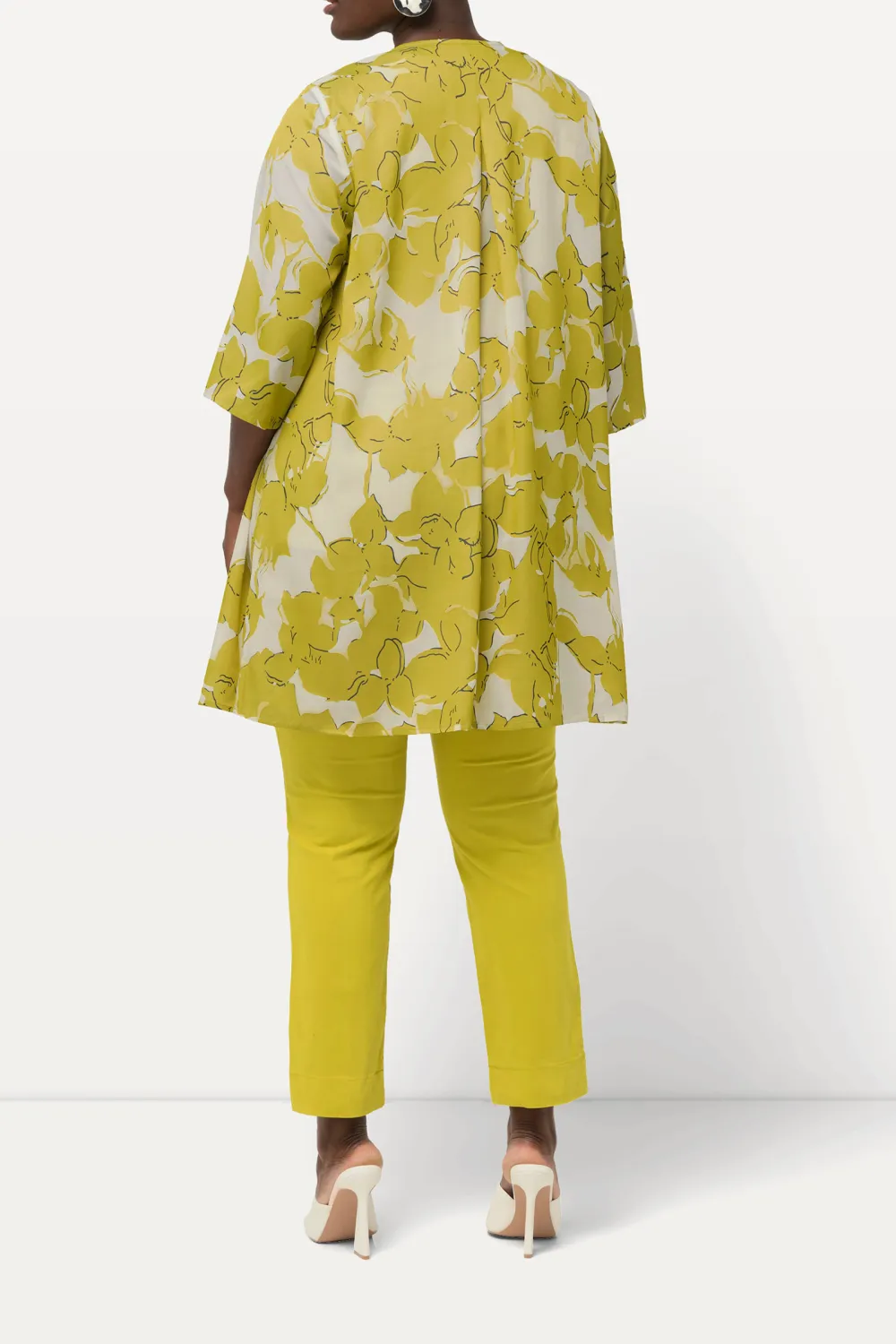 A-Line Printed Jacket