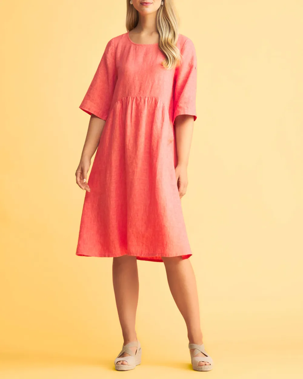 Linen Shift Dress