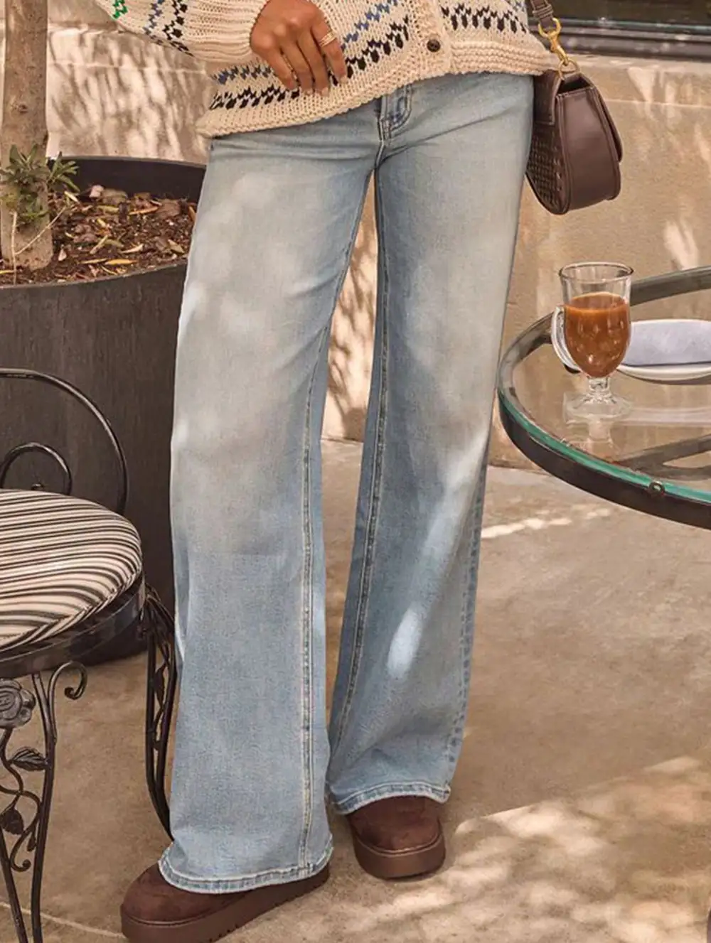 High Waisted Retro Loose Casual Jeans