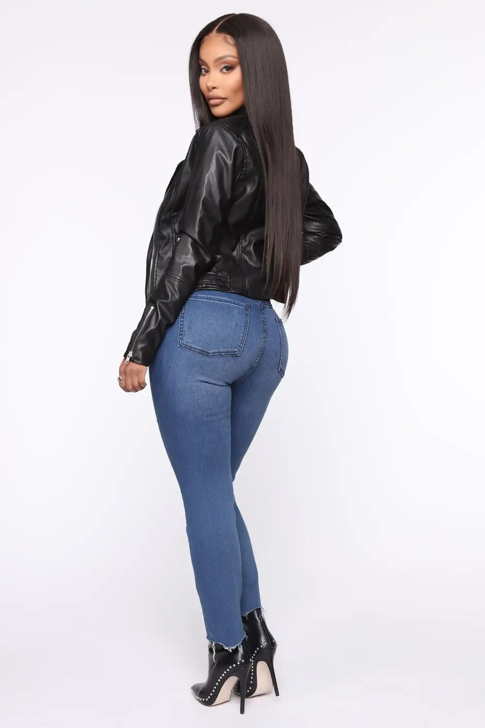 Never Average Moto Jacket - Black