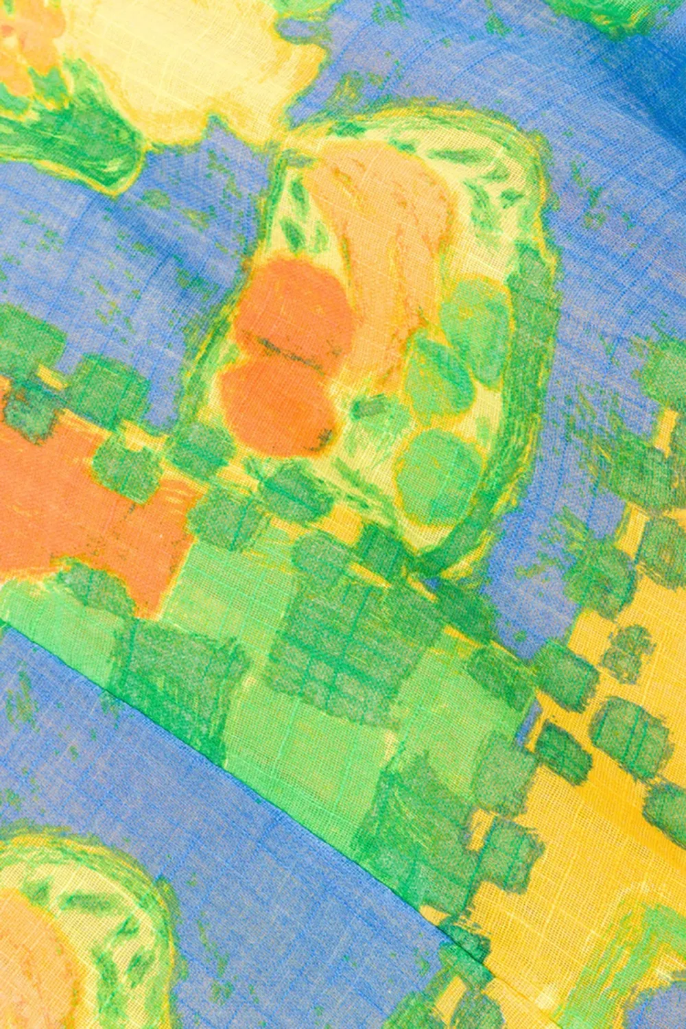 Color Blocked Tiered Maxi Dress