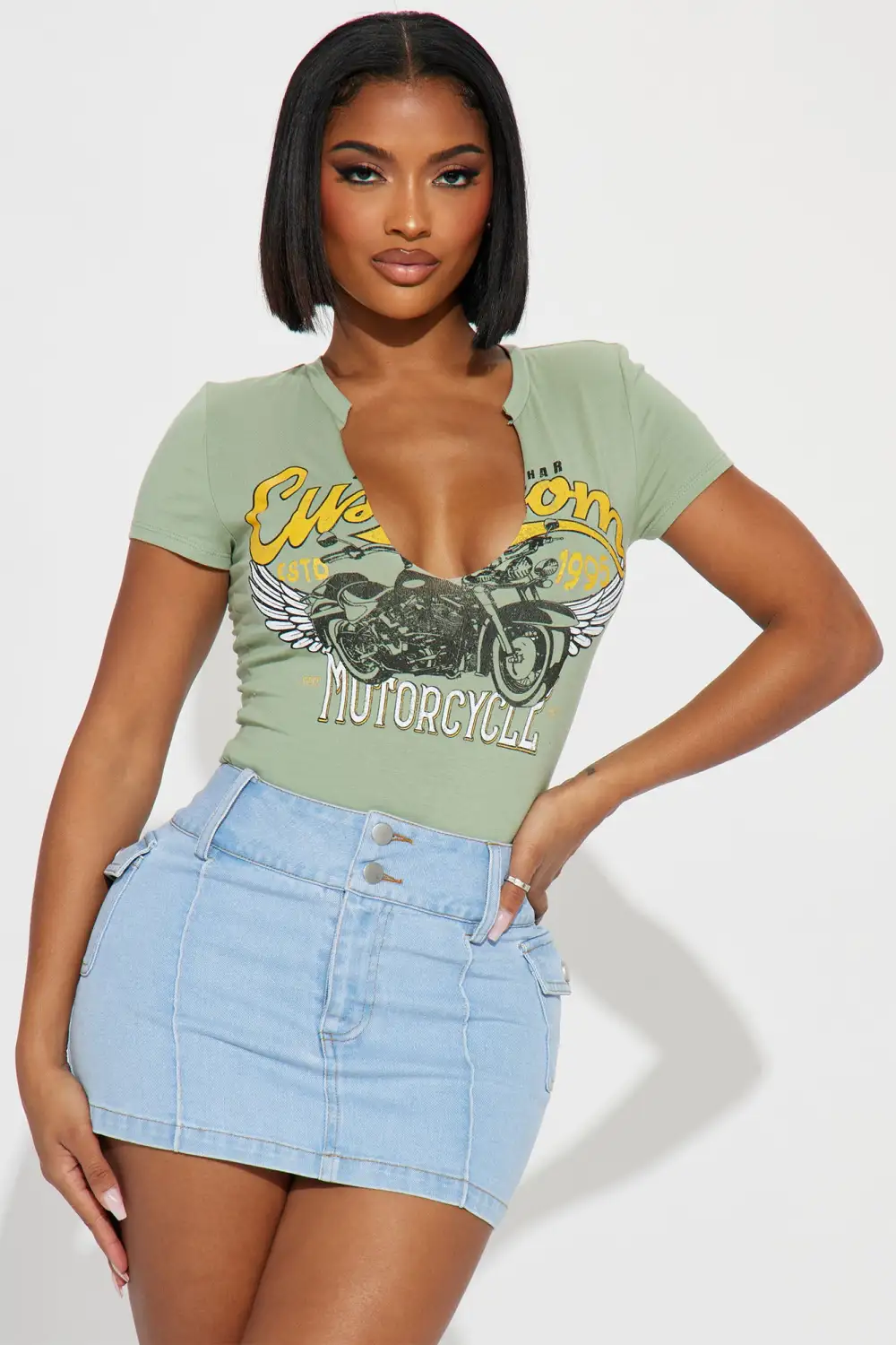 Trust The Energy Bodysuit - Sage