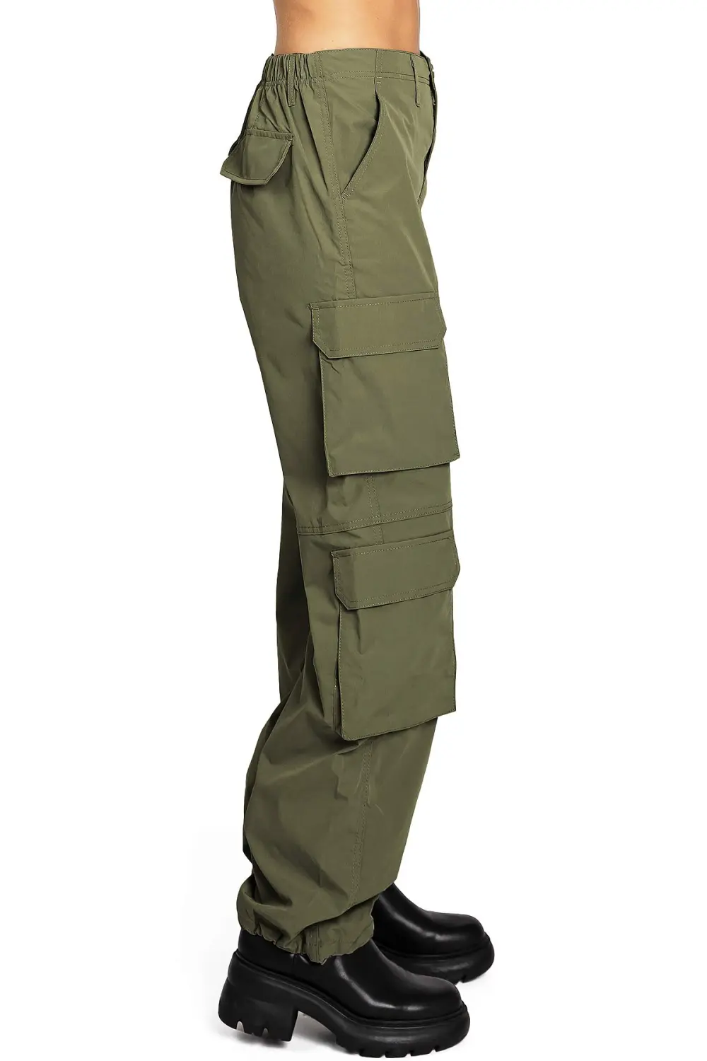 Dark Green Skater - Style Cargo Pants